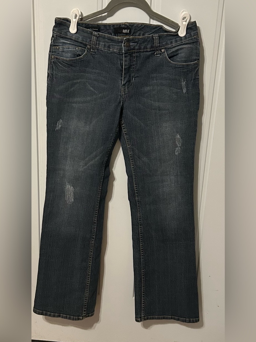 a.n.a Women's Dark Blue Boot Cut Jeans